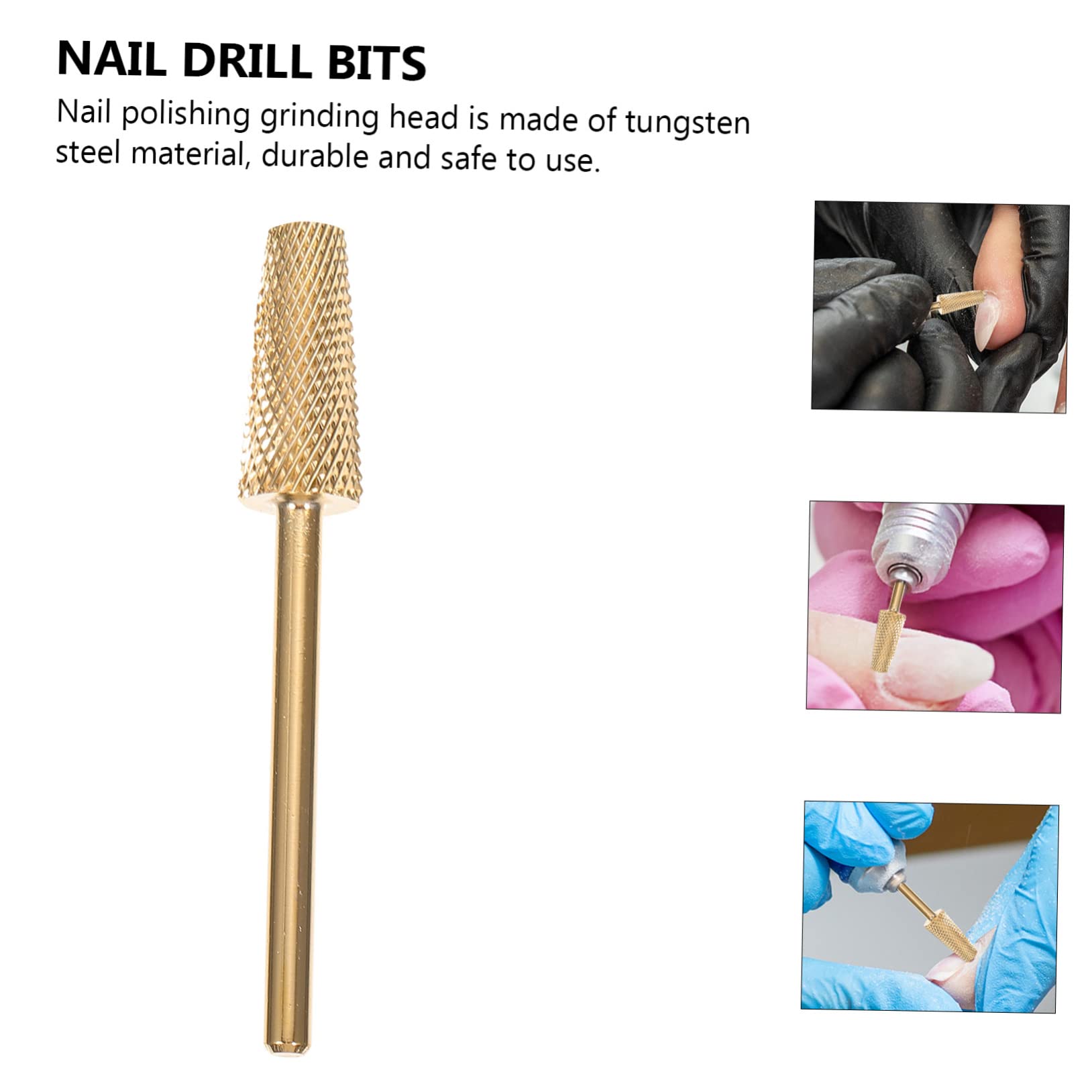 Minkissy Nail Art Grinding Heads - Professional Manicure & Pedicure Grinding Tools for Nail Polishing, Shaping & Design | Perfect for Salon, Home Use & DIY Nail Art Enthusiasts