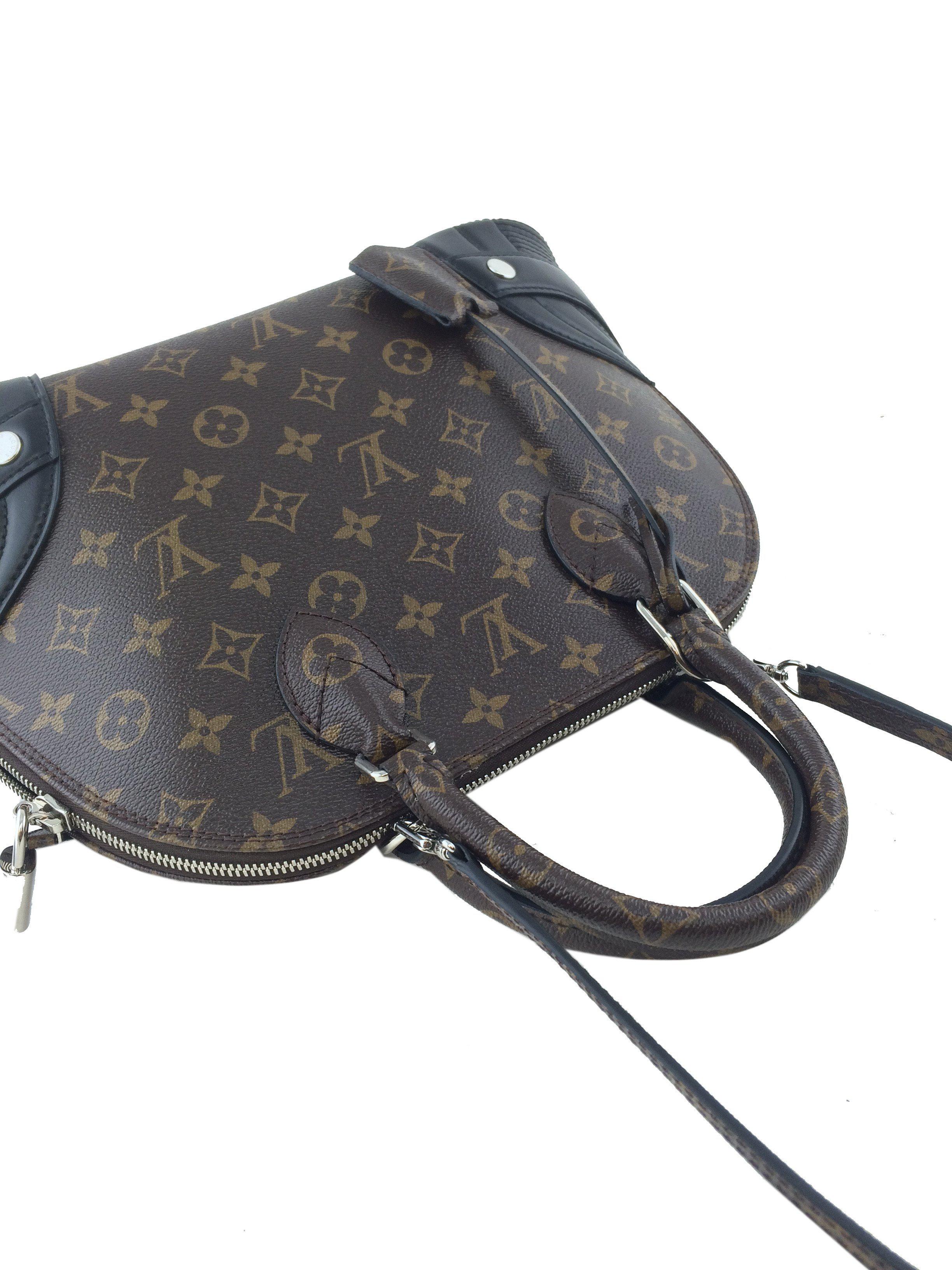 Authentic Louis Vuitton Limited Edition Shiny Monogram Canvas Alma PM Handbag - Luxury Designer Shoulder Bag for Women, Perfect for Parties, Date Nights & Special Occasions