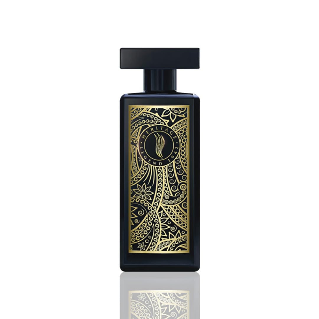 Legend 1942 Luxe Perfume by Amitabh Bachchan - Premium Long Lasting Woody Cologne for Men & Women | Heritage Black Fragrance | Perfect Birthday & Anniversary Gift for Husband or Wife | 100ml Eau de Parfum | Ideal for Everyday Wear, Date Nights & Special Occasions