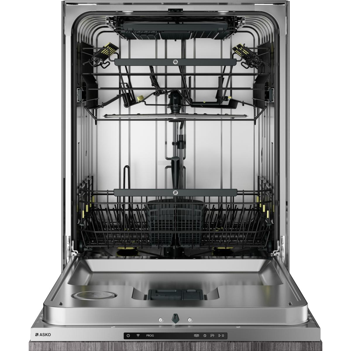 Asko 24 Inch Built-In Dishwasher with Turbo Combi Drying™ - Stainless Steel (DFI565XXLSOF.U) - Perfect for Large Families & Entertaining Guests