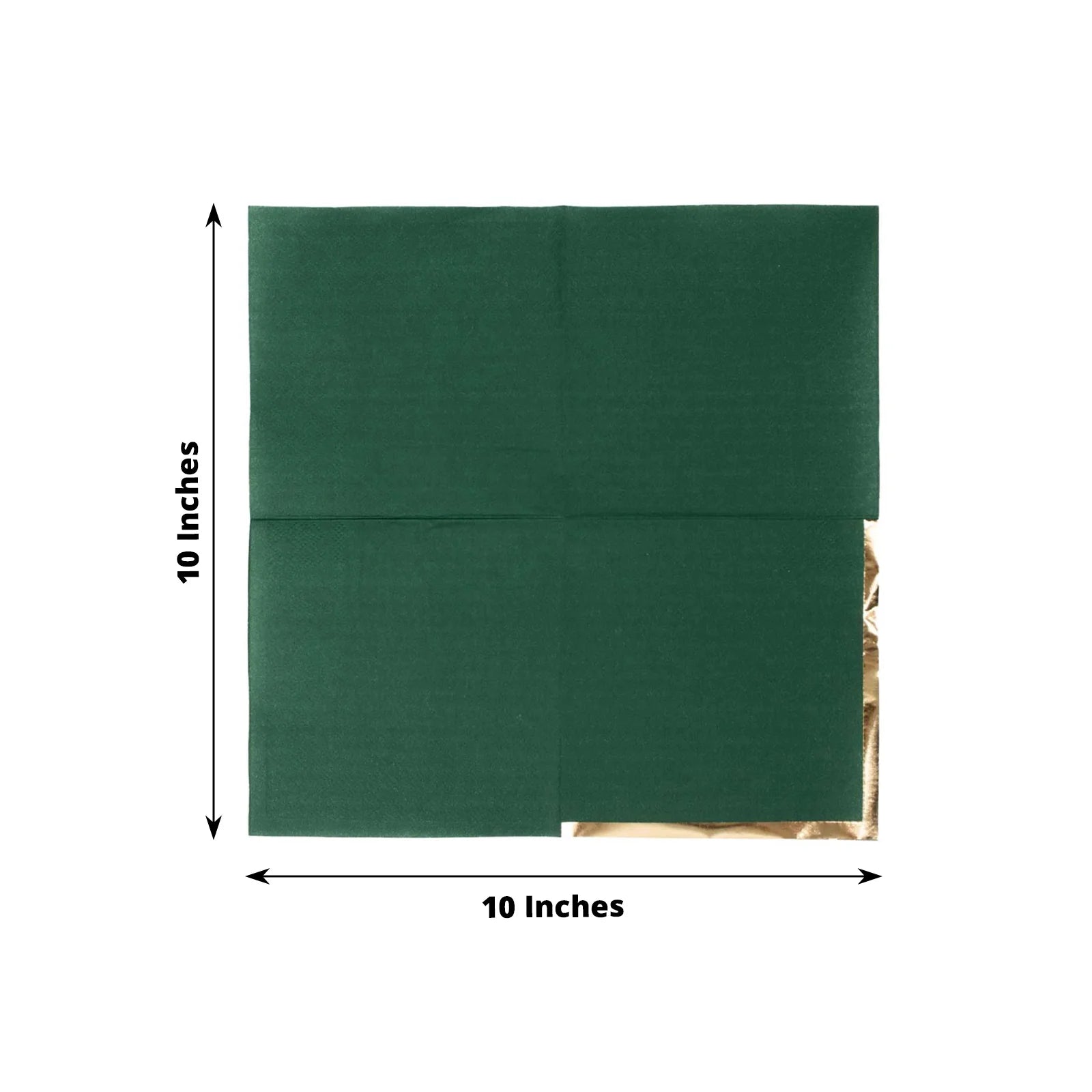 50 Soft 2-Ply Disposable Dinner Cocktail Napkins with Gold Foil Edge - Elegant Party Tableware for Weddings, Events & Home Entertaining