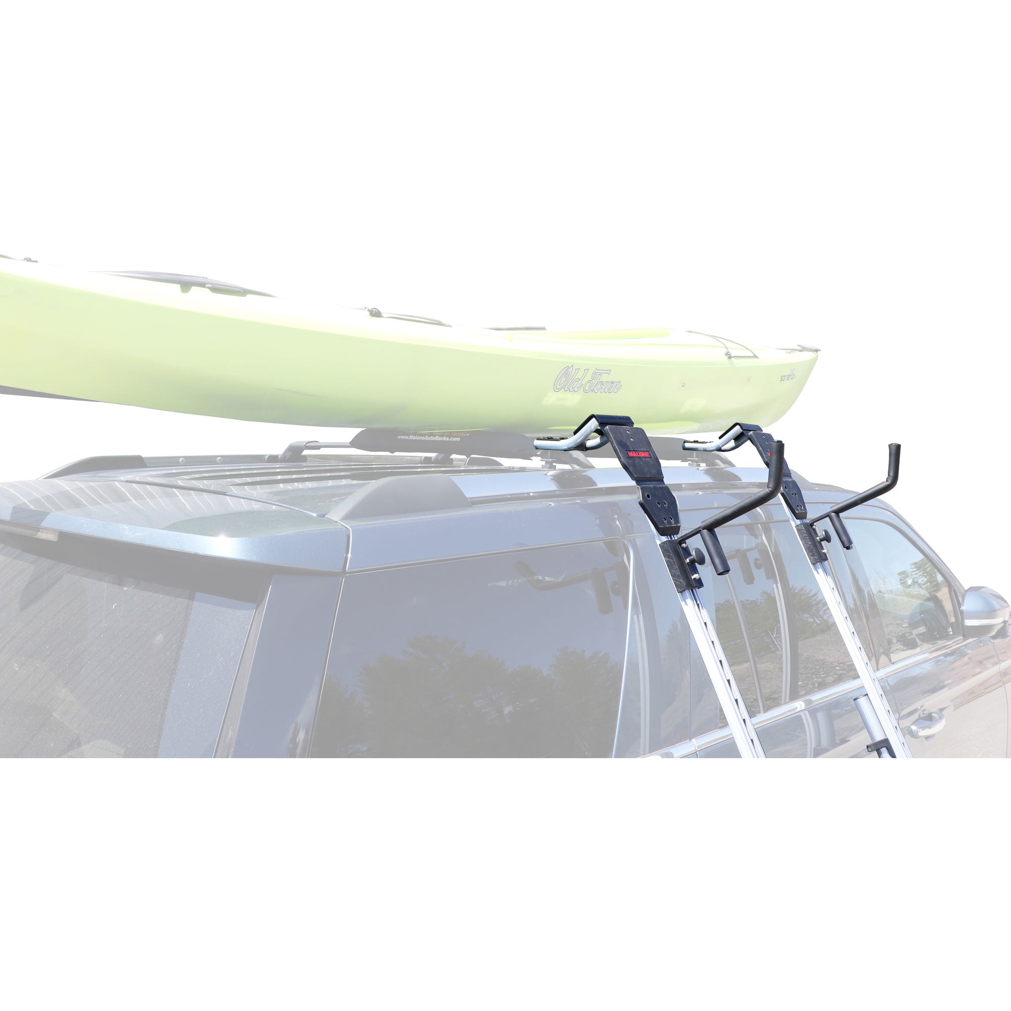 Malone Telos XL Universal Kayak Load Assistant - Heavy Duty Kayak Carrier for Cars, SUVs & Trucks - Easy to Install Roof Rack System for Secure Transport - Perfect for Fishing, Camping & Outdoor Adventures