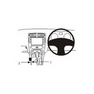 ClicOn No Holes Universal Car Phone Mount for Lexus IS 200 250 300 350 (2006-2013) - Secure Dashboard Holder for Smartphones GPS Navigation - Perfect for Commuting Road Trips and Hands-Free Driving
