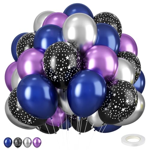Blue Purple Black