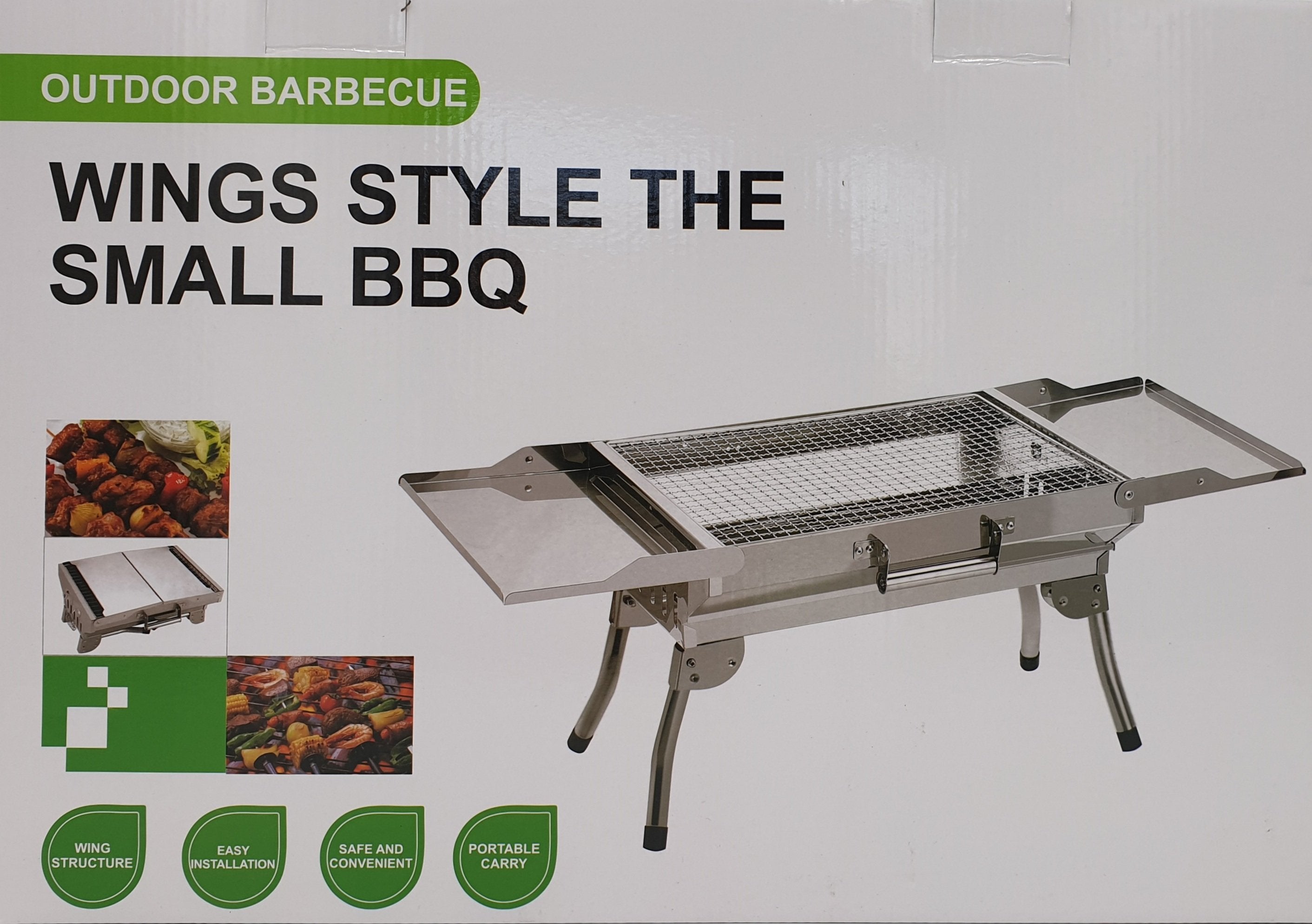 18x12x13.5 Inch Portable BBQ Grill for Outdoor Cooking - Perfect for Camping, Backyard Parties & Picnics