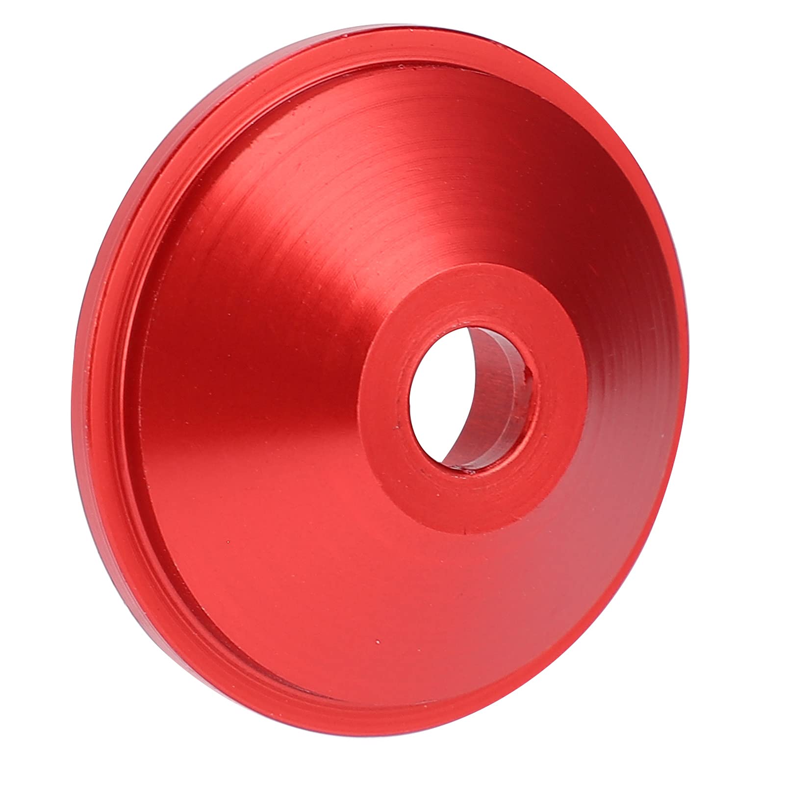 **Dilwe Bike Headset - Aluminum Alloy Bicycle Stem Top Cap, Expander Stem Steerer Plug Cover Bolt - Road Bike Fork Accessories (Red) - Perfect for Road Bikes, MTB & Cycling Upgrades**