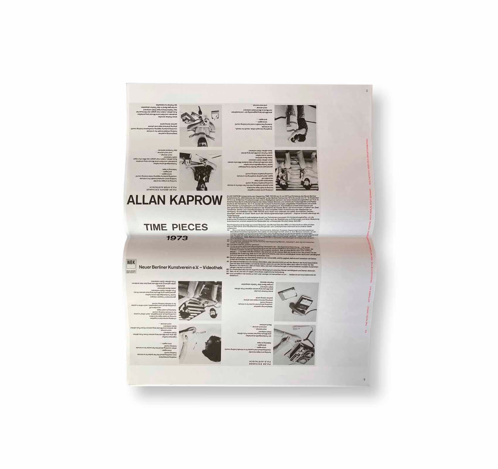 Allan Kaprow Posters - Limited Edition Art Prints by Allan Kaprow | Perfect for Modern Home Decor, Office Walls & Art Collections