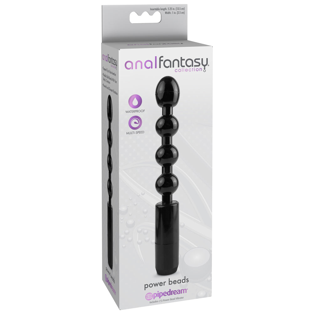 Anal Fantasy Collection Vibrating Power Beads - Adult Pleasure Toys for Couples & Solo Play - Enhance Intimacy & Sensation in the Bedroom