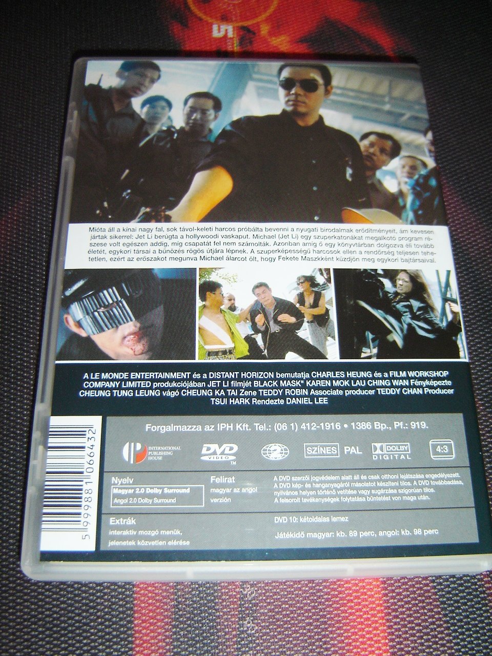 Black Mask (1996) - Jet Li Action Movie DVD | Classic Martial Arts Film for Action Movie Collectors & Kung Fu Fans | Perfect for Movie Nights & Martial Arts Enthusiasts