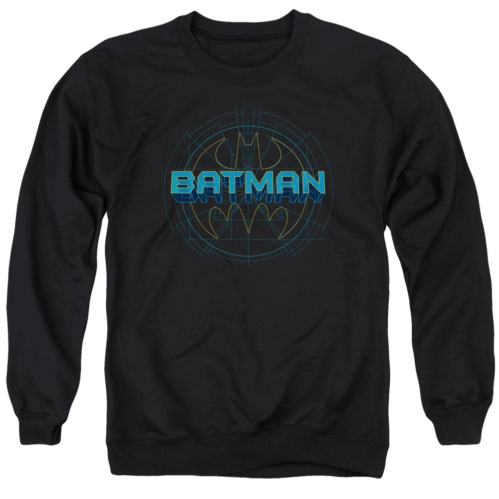 Batman Bat Tech Logo Unisex Crewneck Sweatshirt for Men & Women | Casual Wear, Cosplay & Superhero Fan Gift