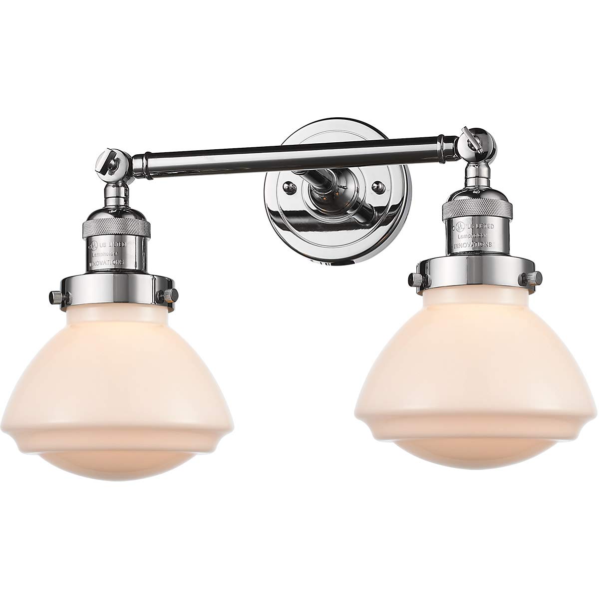 Polished Chrome Bathroom Vanity Light Fixture - 17