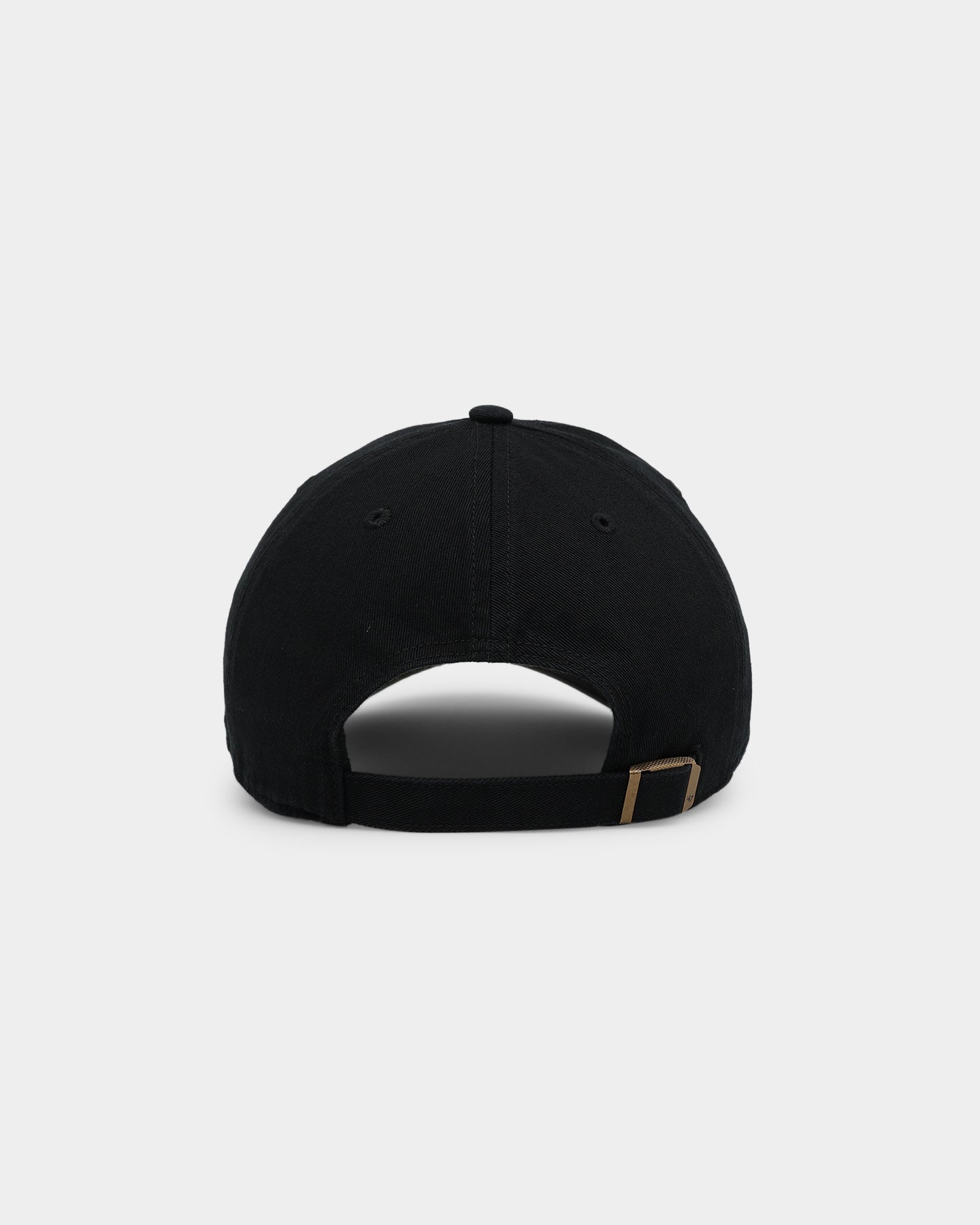 47 Brand Washington Commanders 47 Clean Up Strapback Black Adjustable Hat - Official NFL Team Cap for Football Fans, Game Day & Casual Wear