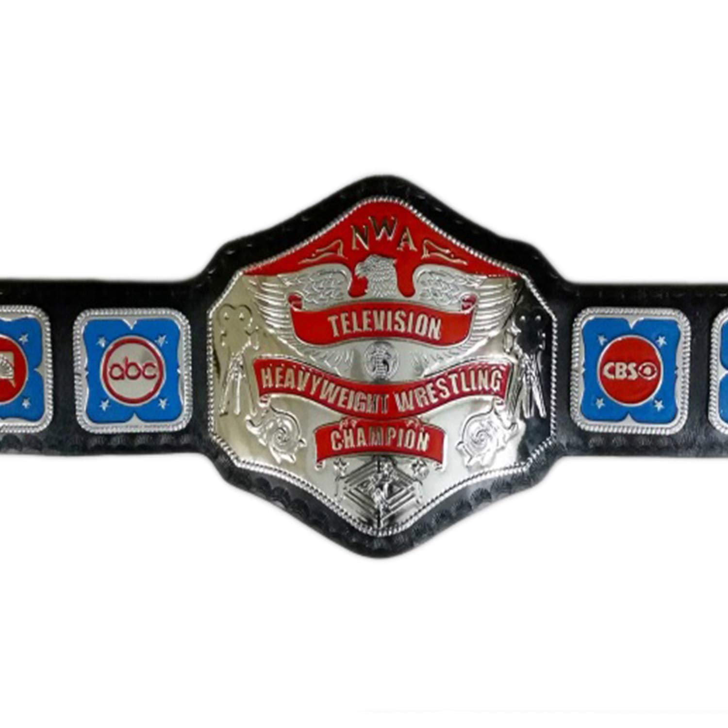 NWA Television Heavyweight Wrestling Championship Belt - Official Adult Size Replica Title - Perfect for Collectors, Cosplay & Wrestling Fans