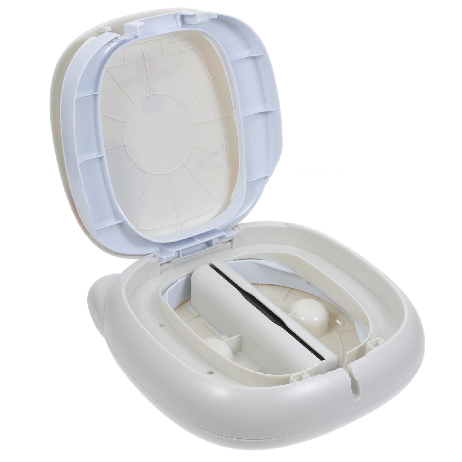 BIUDECO Portable Kids Potty Training Toilet - Light Grey Plastic Travel Potty for Toddlers - Perfect for Home, Travel, and Outdoor Use