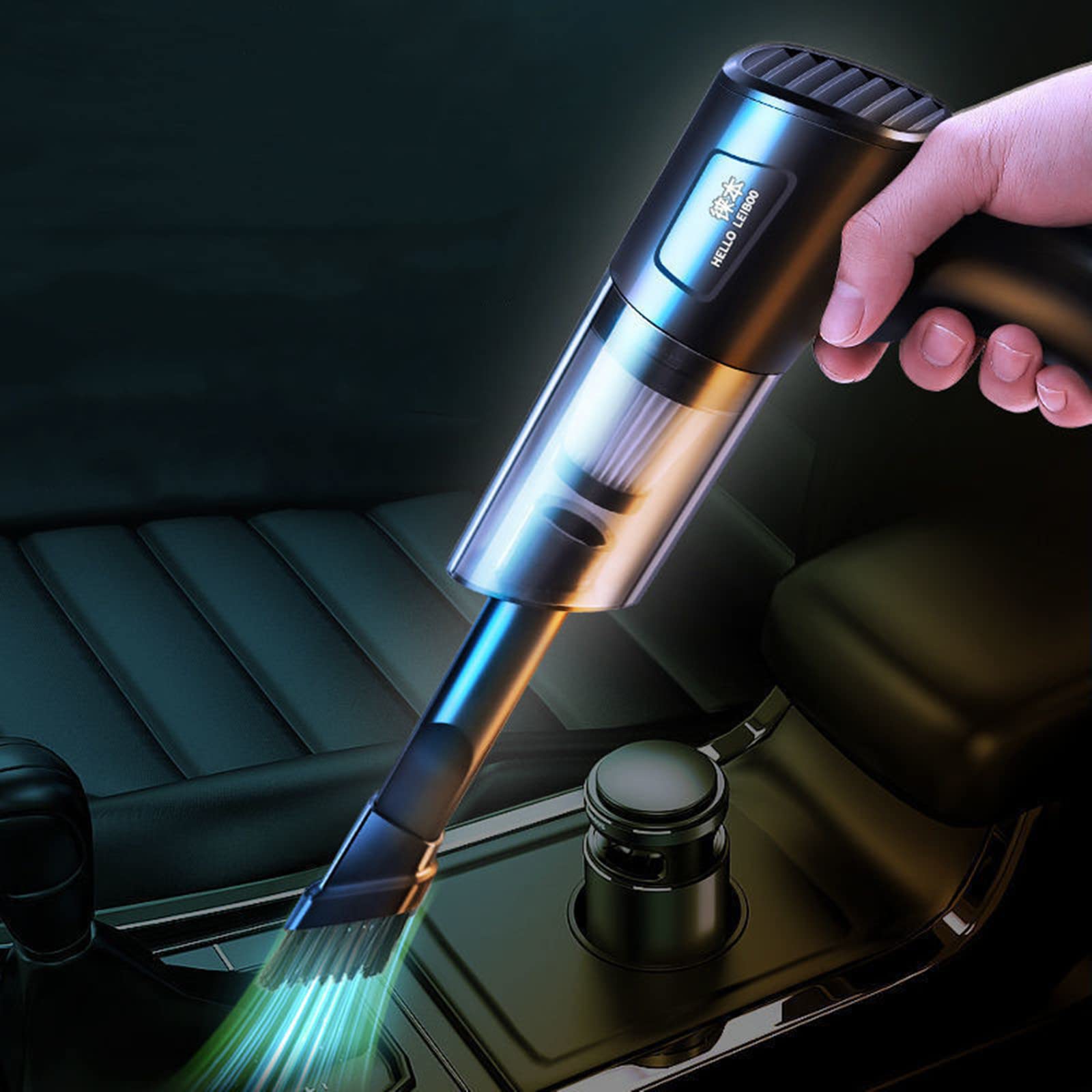 YLOMAY Rechargeable Cordless Handheld Vacuum Cleaner - Powerful Suction Portable Car Vacuum for Pet Hair, Home, Office & Auto Detailing | Lightweight Mini Wireless Vacuum for Quick Cleanups On-The-Go