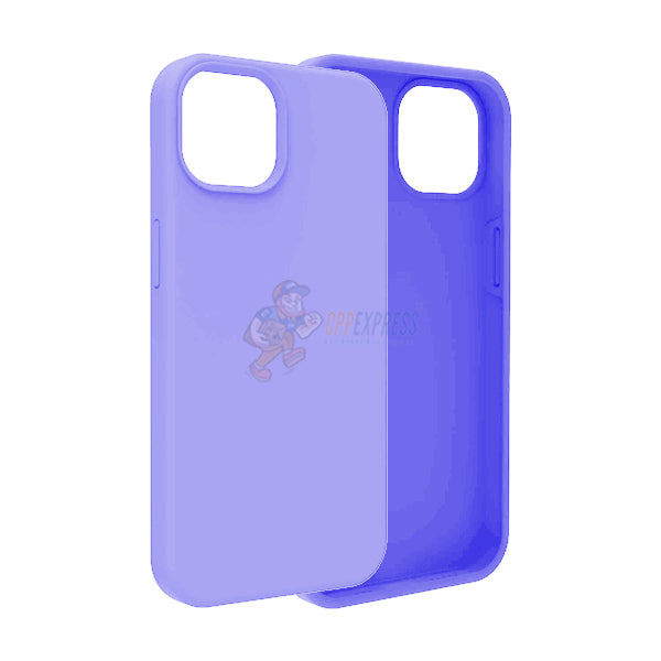 iPhone 14 Slim Soft Silicone Case - Shockproof & Protective Cover in Light Purple | Perfect for Everyday Use, Travel & Outdoor Activities