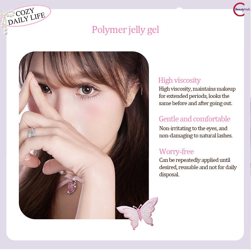 FLORTTE Debutante Diary Series Glue-Free False Eyelashes Natural Look 3D Volume Lashes for Daily Wear & Special Occasions