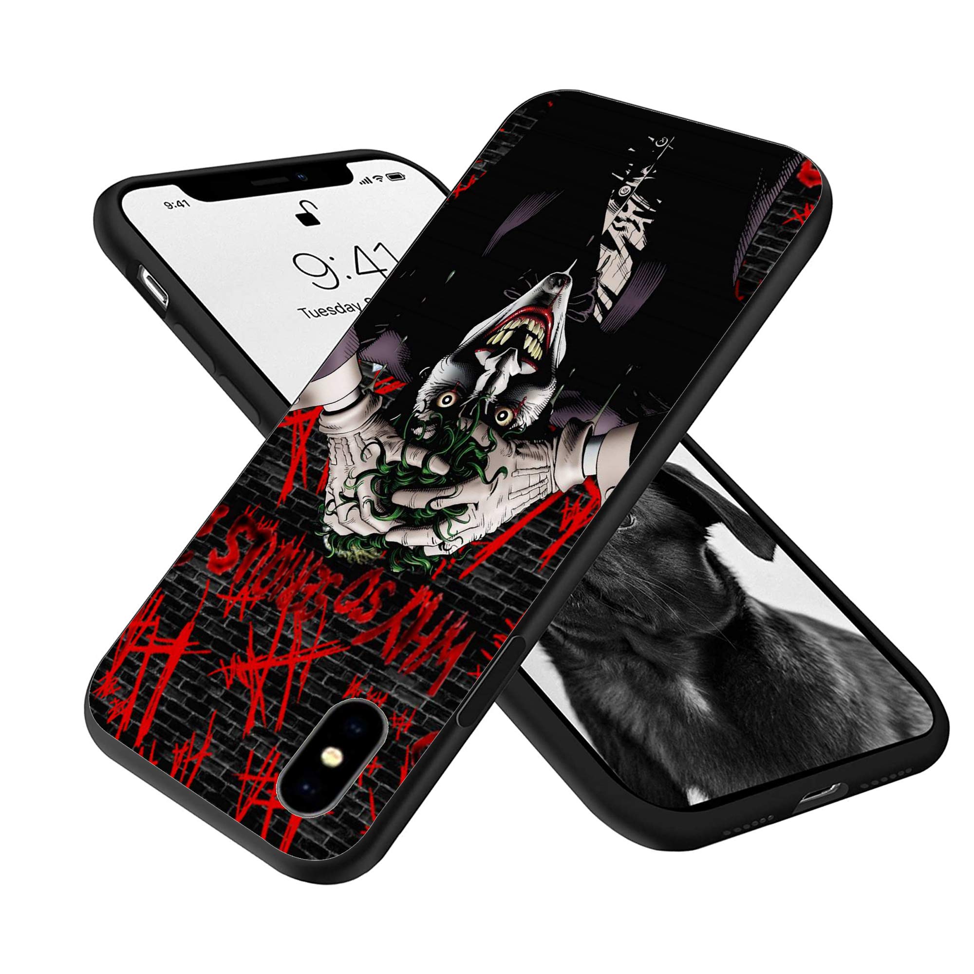 Premium Silicone Full Body Protection Case for iPhone XR - Joker Design | Shockproof & Scratch Resistant Cover for Everyday Use & Travel
