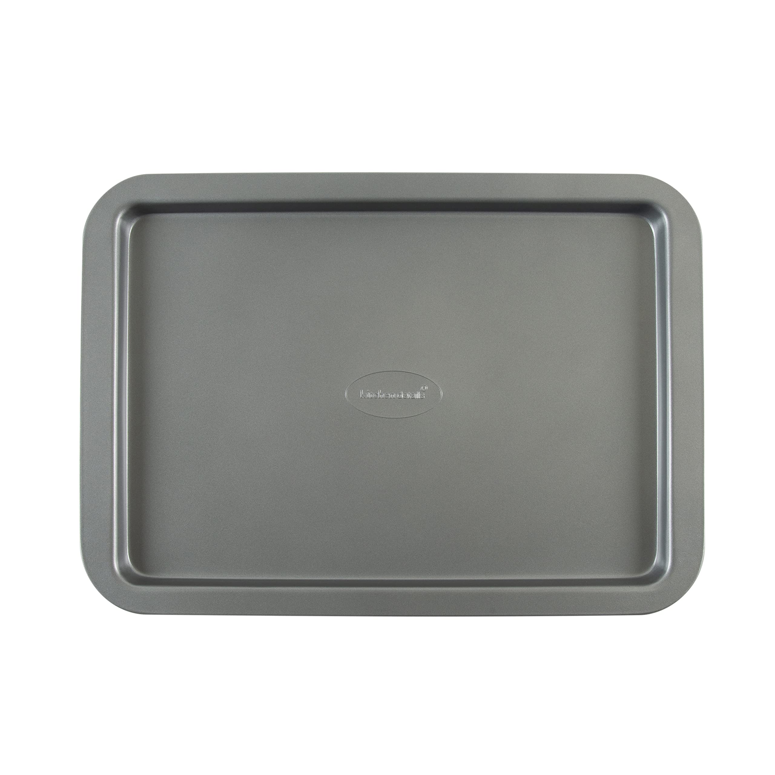 Nonstick Baking Sheet Set - Durable, Oven Safe up to 500°F for Even Heating & Browning | Easy to Clean Gray Bakeware | Perfect for Cookies, Roasting Veggies & Sheet Pan Meals