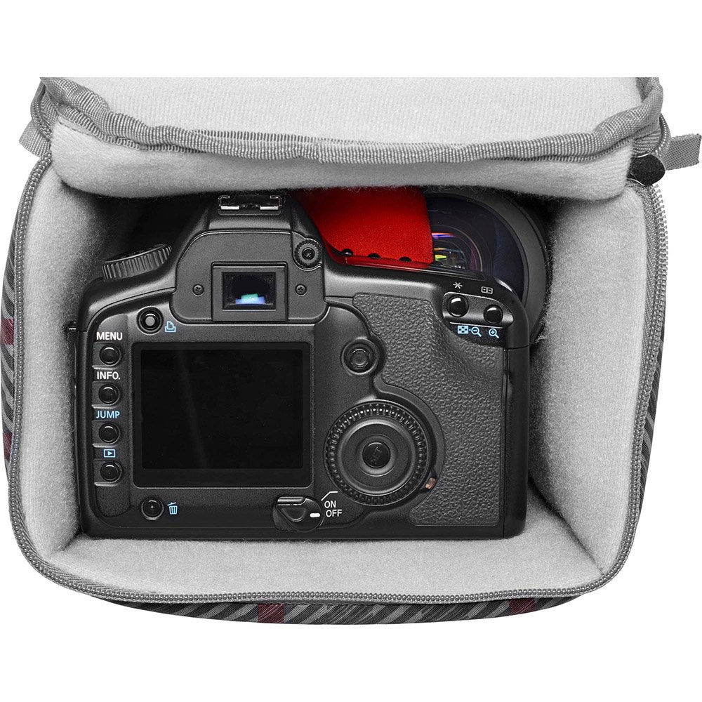 Manfrotto MB LF WN RP DSLR Camera Reporter Bag - Professional Windsor Grey Photography Backpack for Travel & Outdoor Shooting