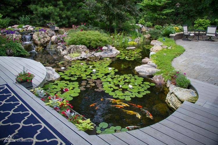 Large Aquascape Pond Kit 21' x 26' with SLD 5000 9000 Adjustable Flow Pump - Perfect for Backyard Water Gardens, Koi Ponds & Outdoor Landscaping