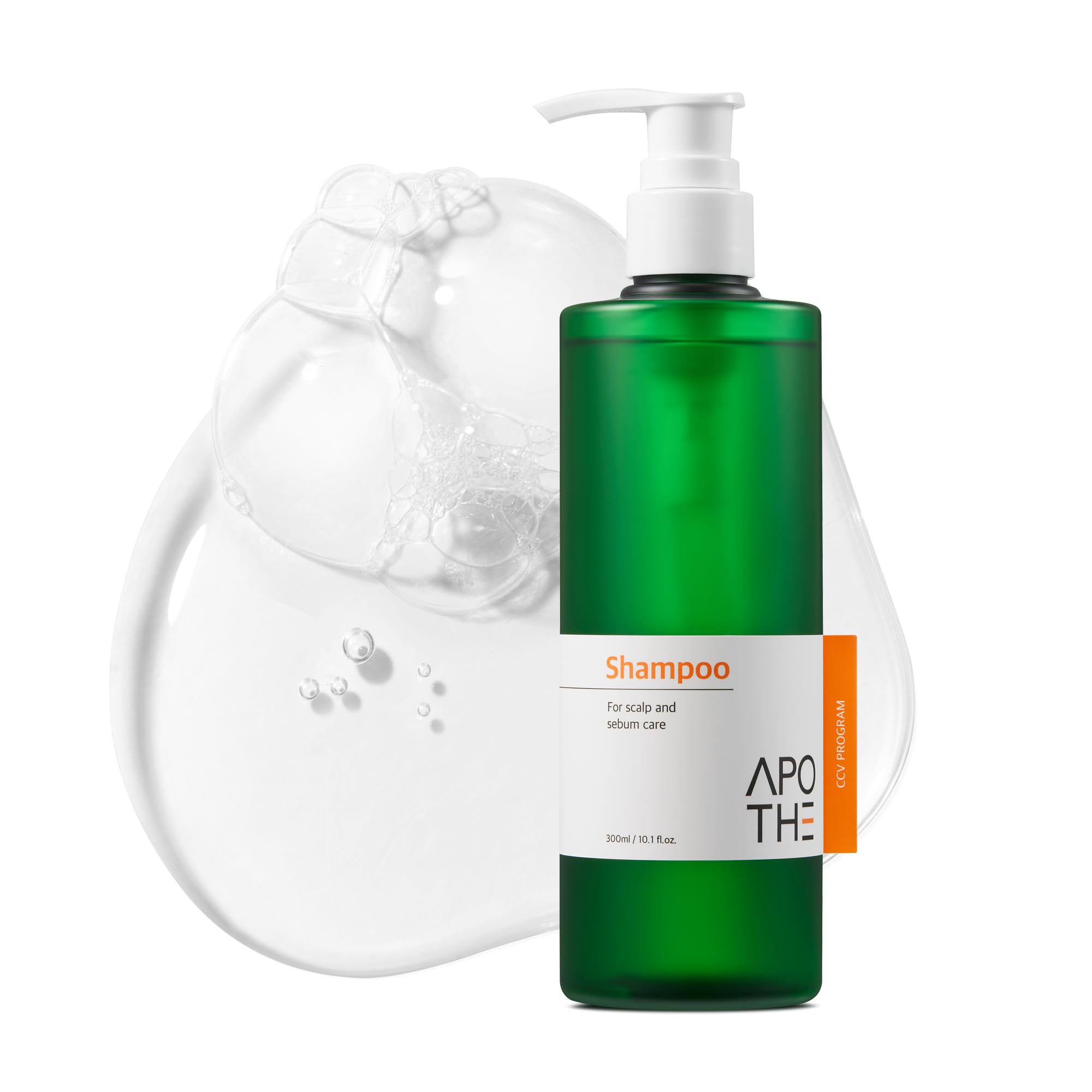 Sebum Control Shampoo for Oily Hair - 300ml (10.1 fl oz) - Oil Balancing & Scalp Care - Perfect for Daily Use & Men/Women with Greasy Hair