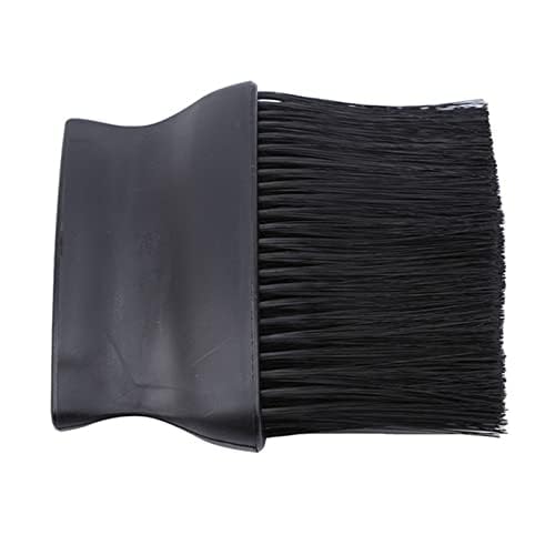Professional Barber Neck Duster Brush for Hair Cutting - Soft Bristle Neck Cleaning Brush for Salon & Home Use - Black Barber Tool for Stylists & DIY Haircuts - Perfect for Removing Hair Clippings After Trims