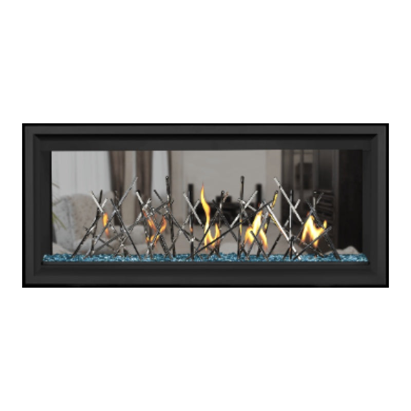 Napoleon Vector 38 See-Through Linear Direct Vent Gas Fireplace - LV38N2 1 | Modern Home Heating Solution for Living Rooms & Patios