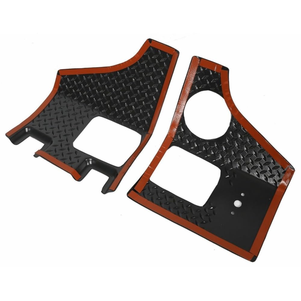 Jeep Wrangler Rear Corner Guards Kit Tail Cover (2007-2017) - Durable Black Plastic Protection for Off-Road Adventures & Daily Driving