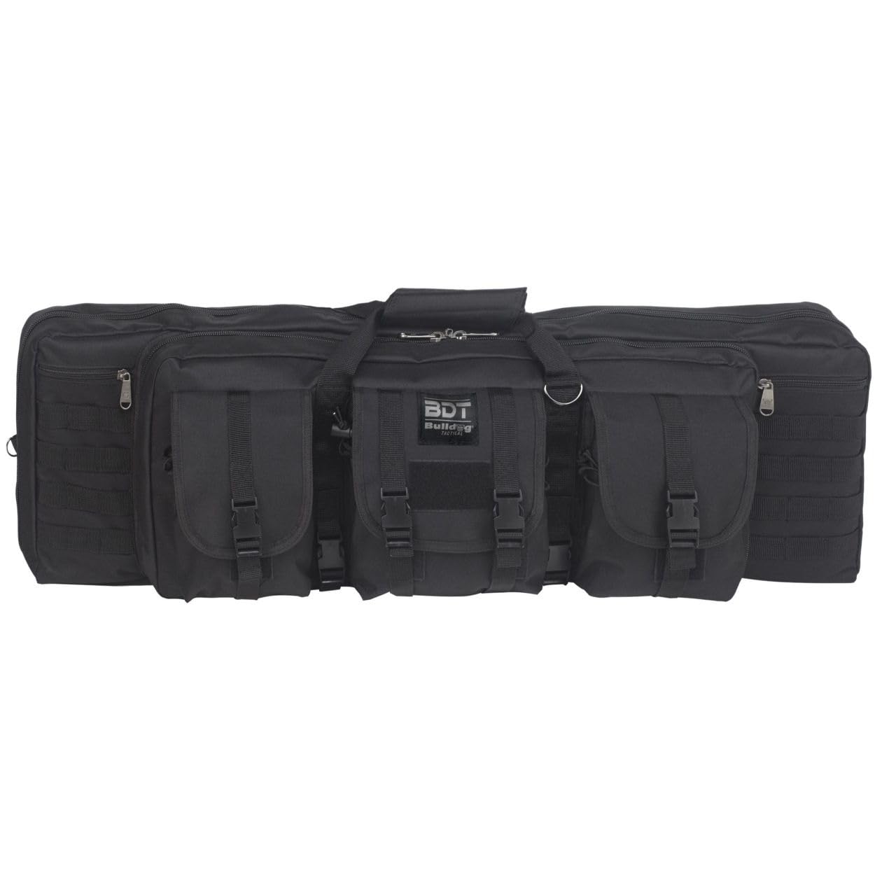 Bulldog Cases Tactical Double Rifle Case - Heavy Duty Firearm Storage for Hunting & Shooting Range - Perfect for Transporting Two Rifles Safely