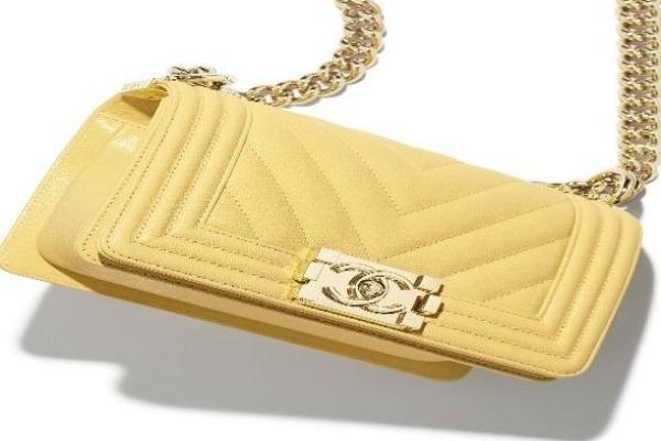 Chanel Boy Medium Flap Bag in Beige - Luxury Designer Handbag for Women | Perfect for Everyday Use, Work & Special Occasions