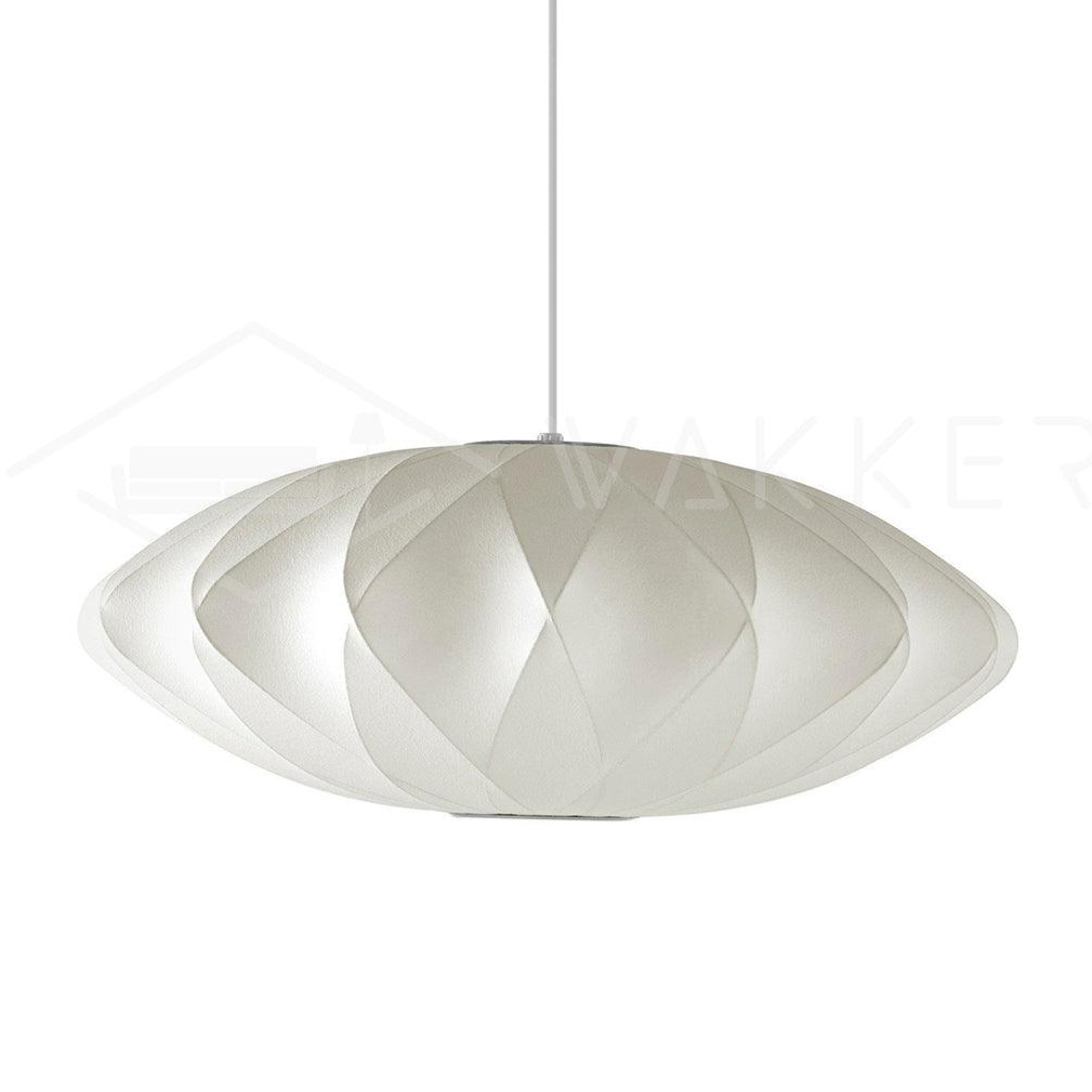 Handmade Bubble Mulberry Silk Pendant Light - Elegant Boho Chandelier for Living Room, Bedroom & Dining Room Decor
