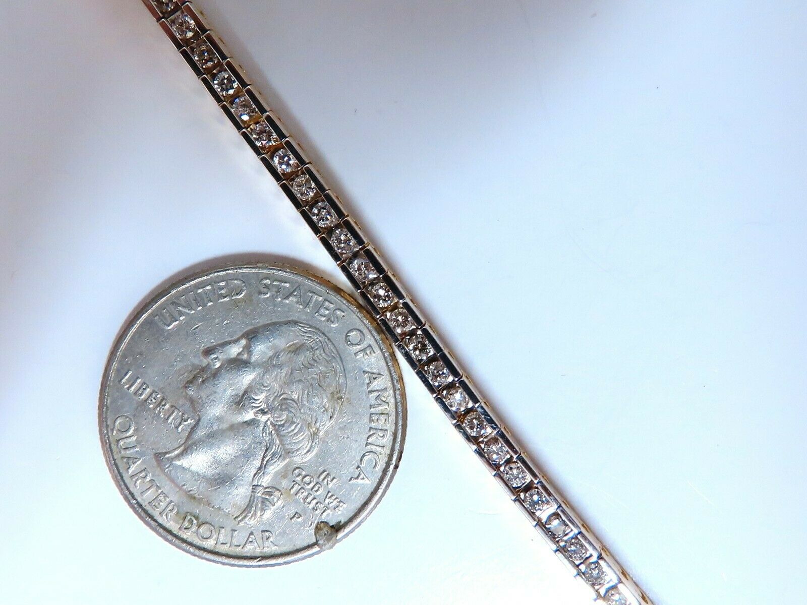 1.40ct Natural Diamond Tennis Bracelet in 14K Gold - Classic Channel Setting for Women, Elegant Jewelry Gift for Anniversary, Wedding & Special Occasions