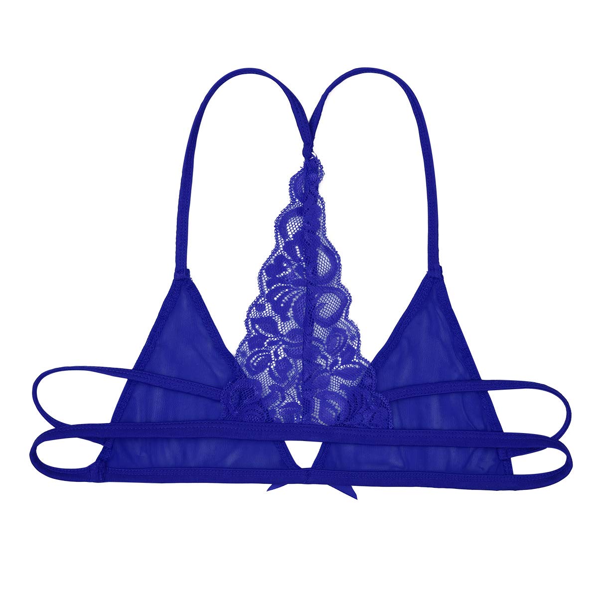 YiZYiF Men's Lace Bralette - Crossdressing Training Bra with Y-Back Design for Sissy & Adult Male | Comfortable Lingerie for Cosplay, Gender Exploration & Intimate Wear