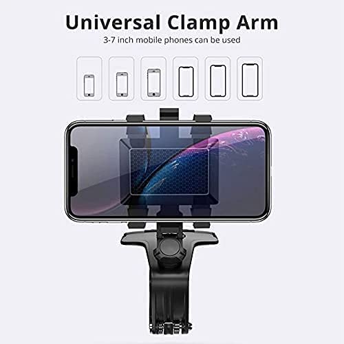 Universal Car Phone Holder - 360° Rotatable Air Vent Mount for iPhone, Samsung & All Smartphones | Secure & Adjustable Phone Stand for Driving, Commuting & Road Trips (1 Pack)