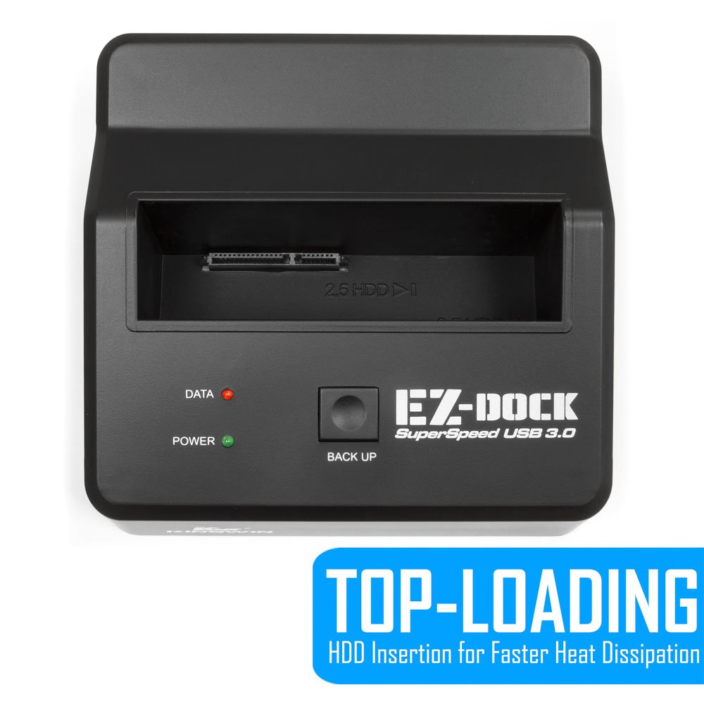 Kingwin USB 3.0 to SSD/SATA Hard Drive Docking Station - Tool-Free 2.5
