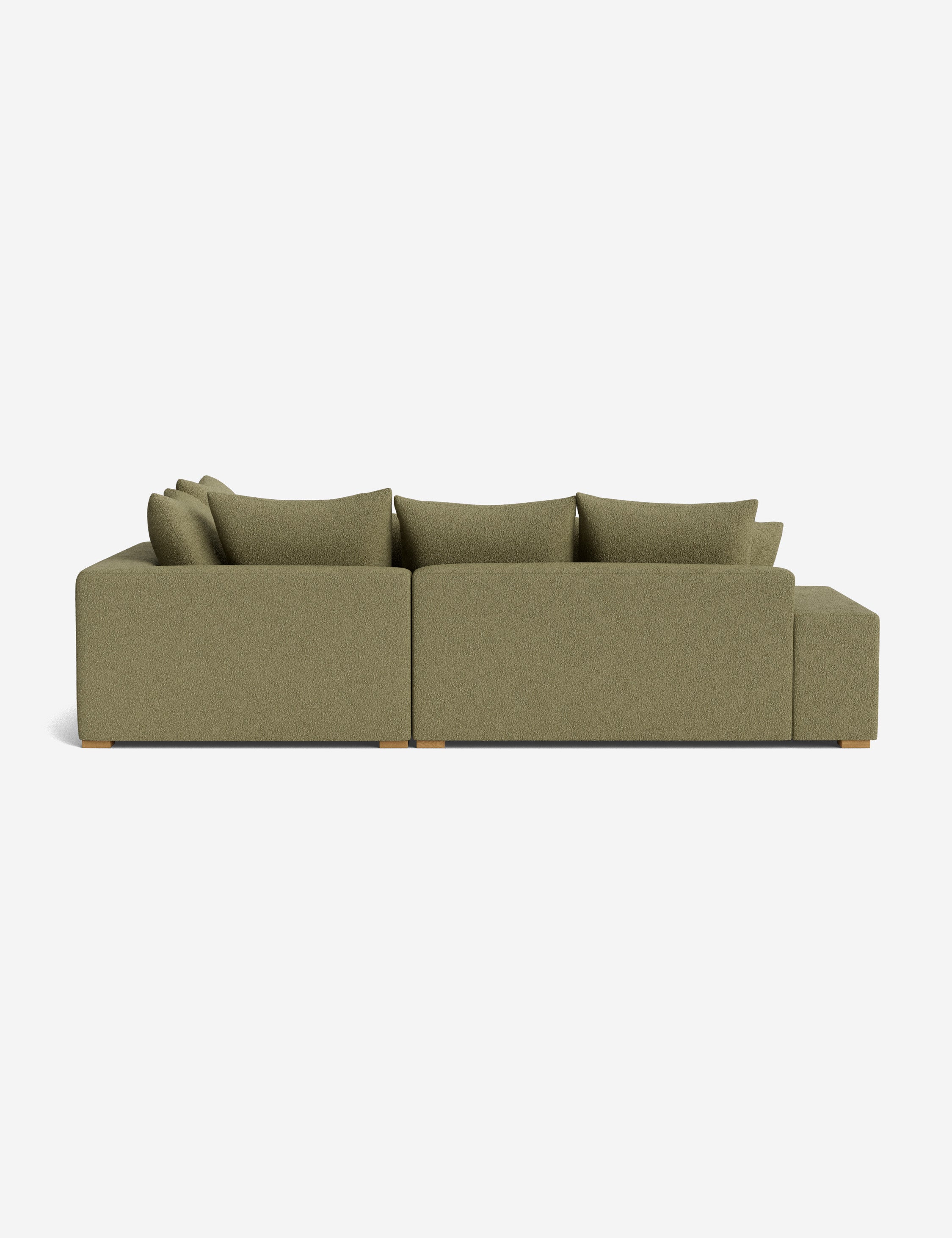 Stylish Clayton Sectional Sofa - Modern L-Shaped Couch for Living Room, Home Theater & Lounge Areas | Comfortable Fabric Upholstery & Spacious Seating