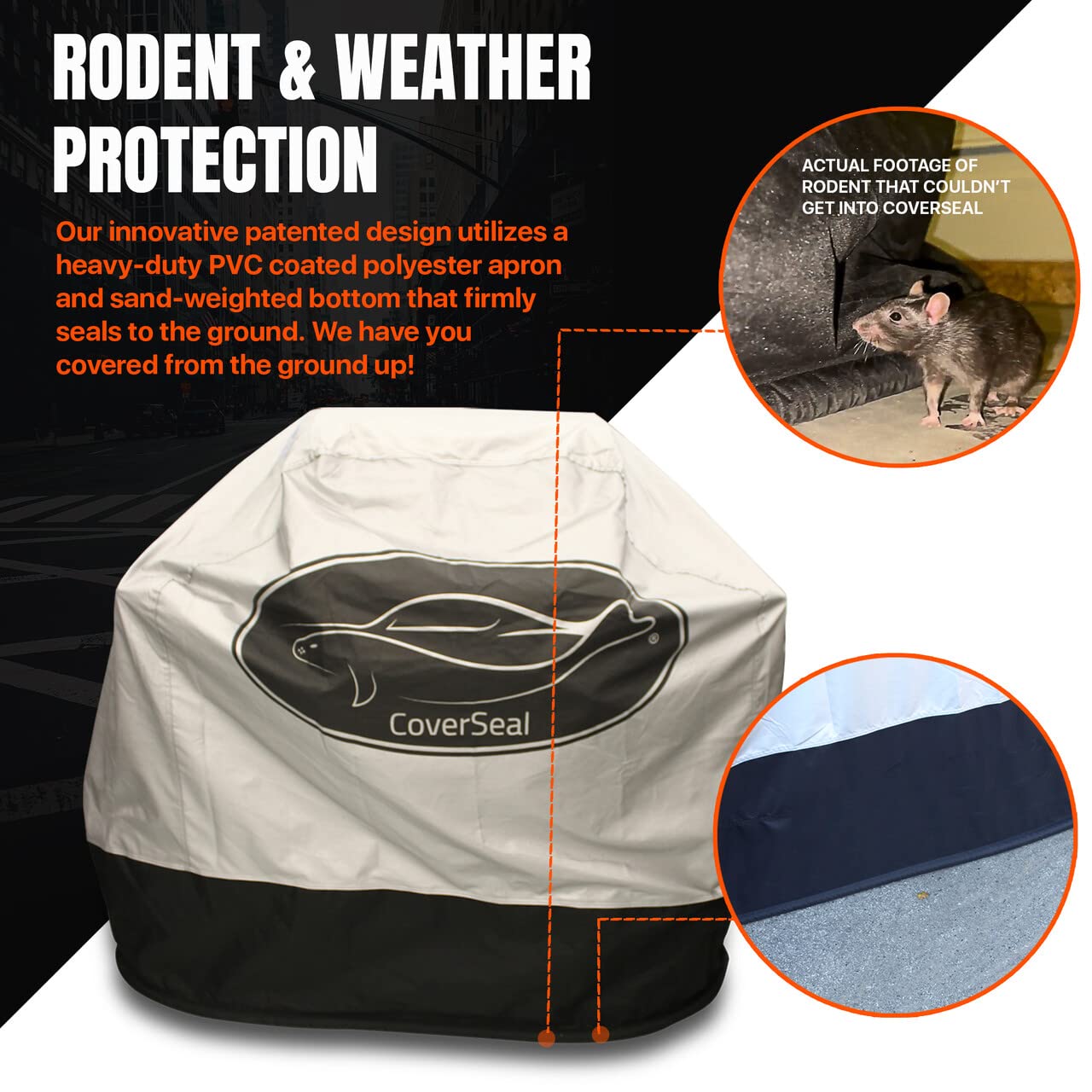 Weatherproof BBQ Grill Cover for 2-3 Burner Grills - Heavy Duty Outdoor Barbecue Protection (44