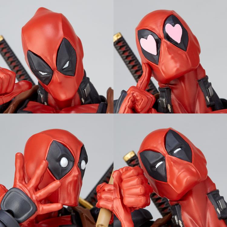 Amazing Yamaguchi Revoltech Deadpool 2.0 Action Figure No. 025 - Highly Articulated Collectible for Marvel Fans & Display
