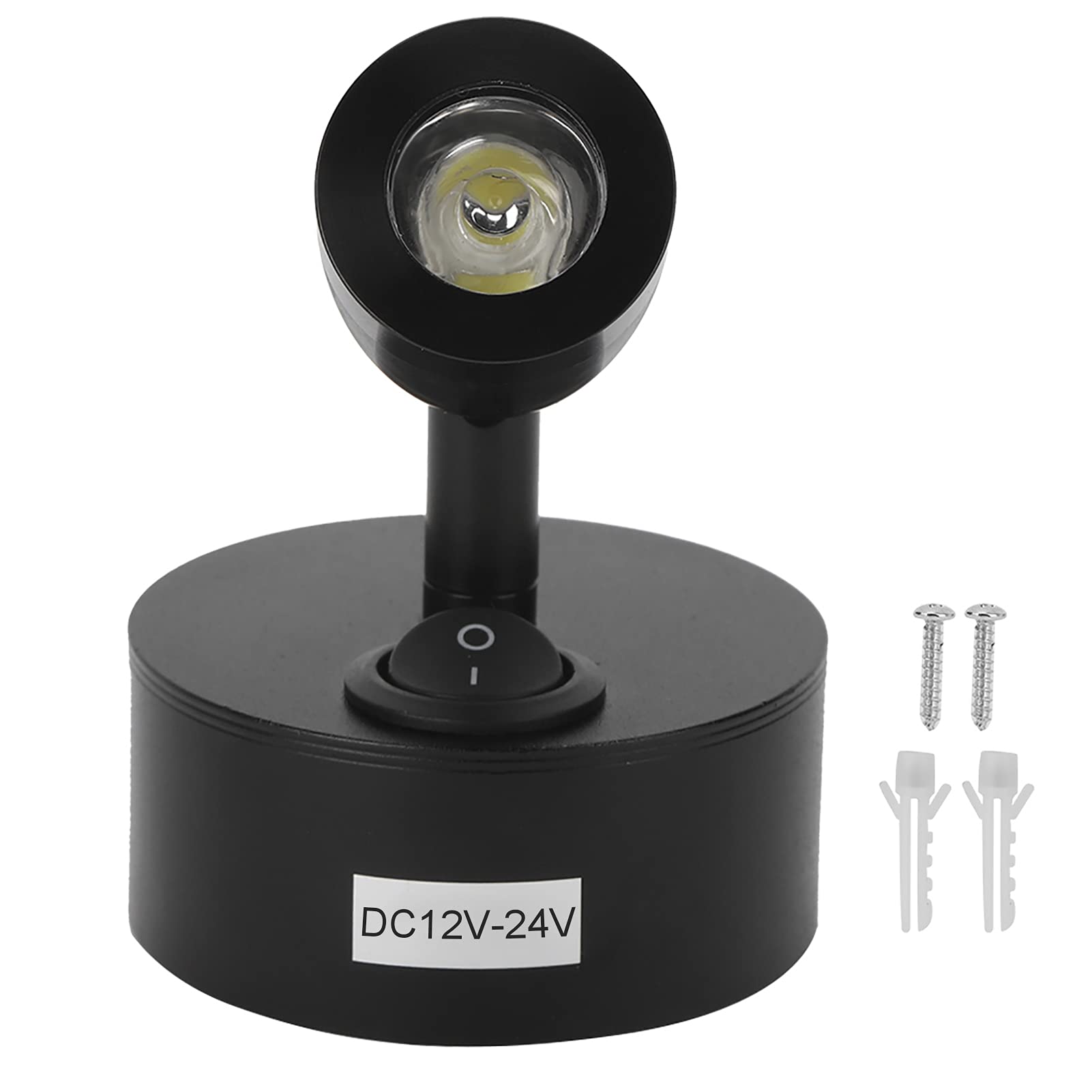 12V-24V 3W LED Spot Light - Warm White Reading Lamp for Trucks, RV, Camper, Boat & Motorhome - Perfect for Bedside, Cabin & Night Driving