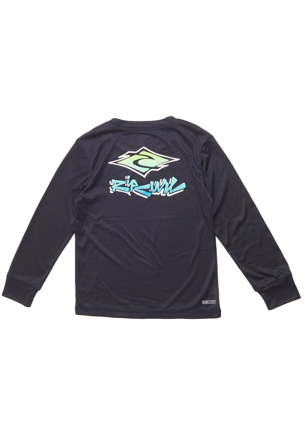 Rip Curl Boys 0-6 Diamond Fade Long Sleeve Rash Guard UV Sun Protection Swim Shirt for Kids - Perfect for Beach, Surfing & Swimming