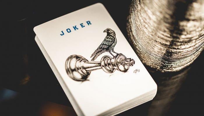 Premium Blue Knights Playing Cards - Elegant Design for Poker, Magic Tricks & Card Games | Perfect for Parties, Game Nights & Collectors