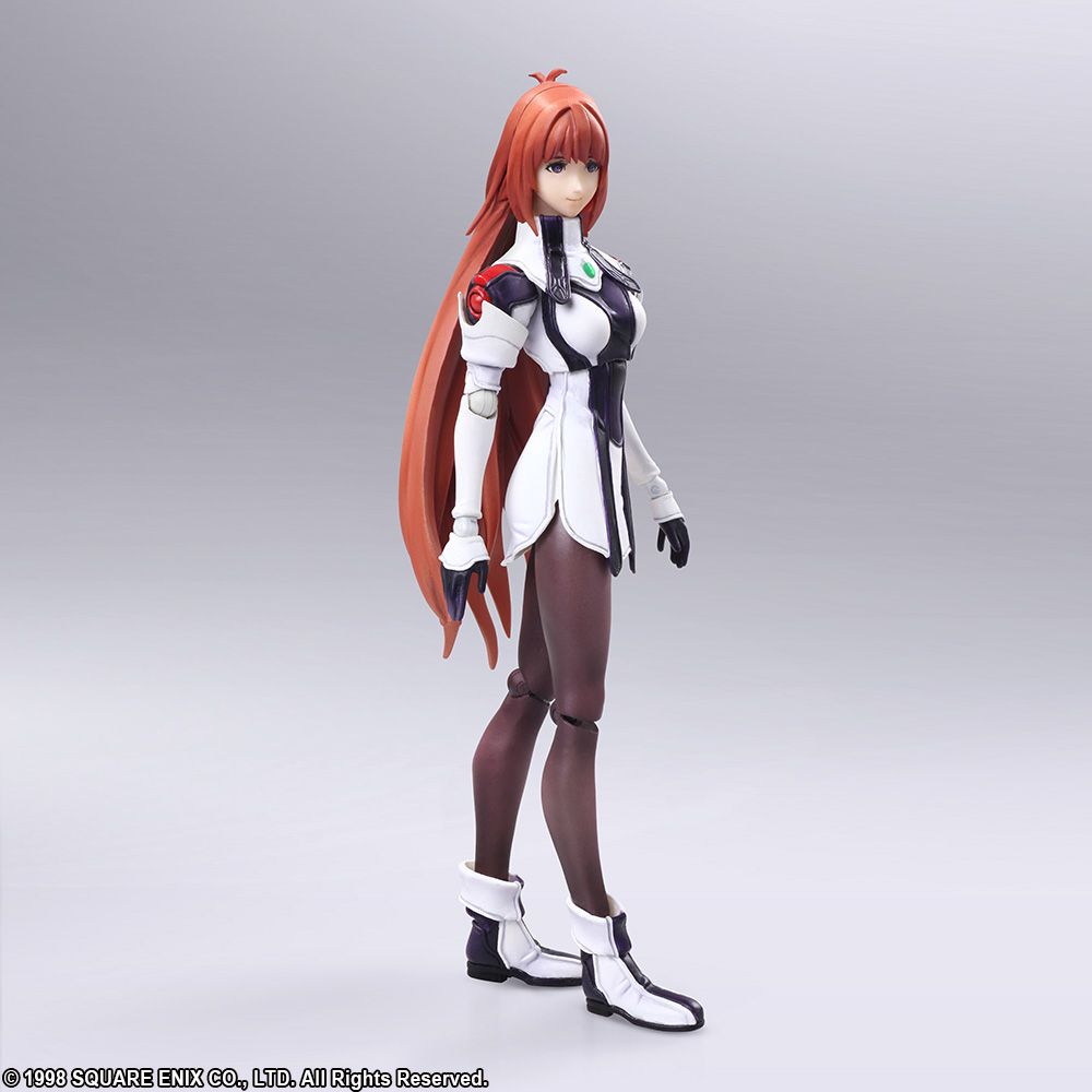 Bring Arts Xenogears Elhayym Van Houten Action Figure - Square Enix Collectible Anime Model for Display & Gaming Fans - Perfect for Shelf Decoration, Anime Conventions & RPG Game Collections