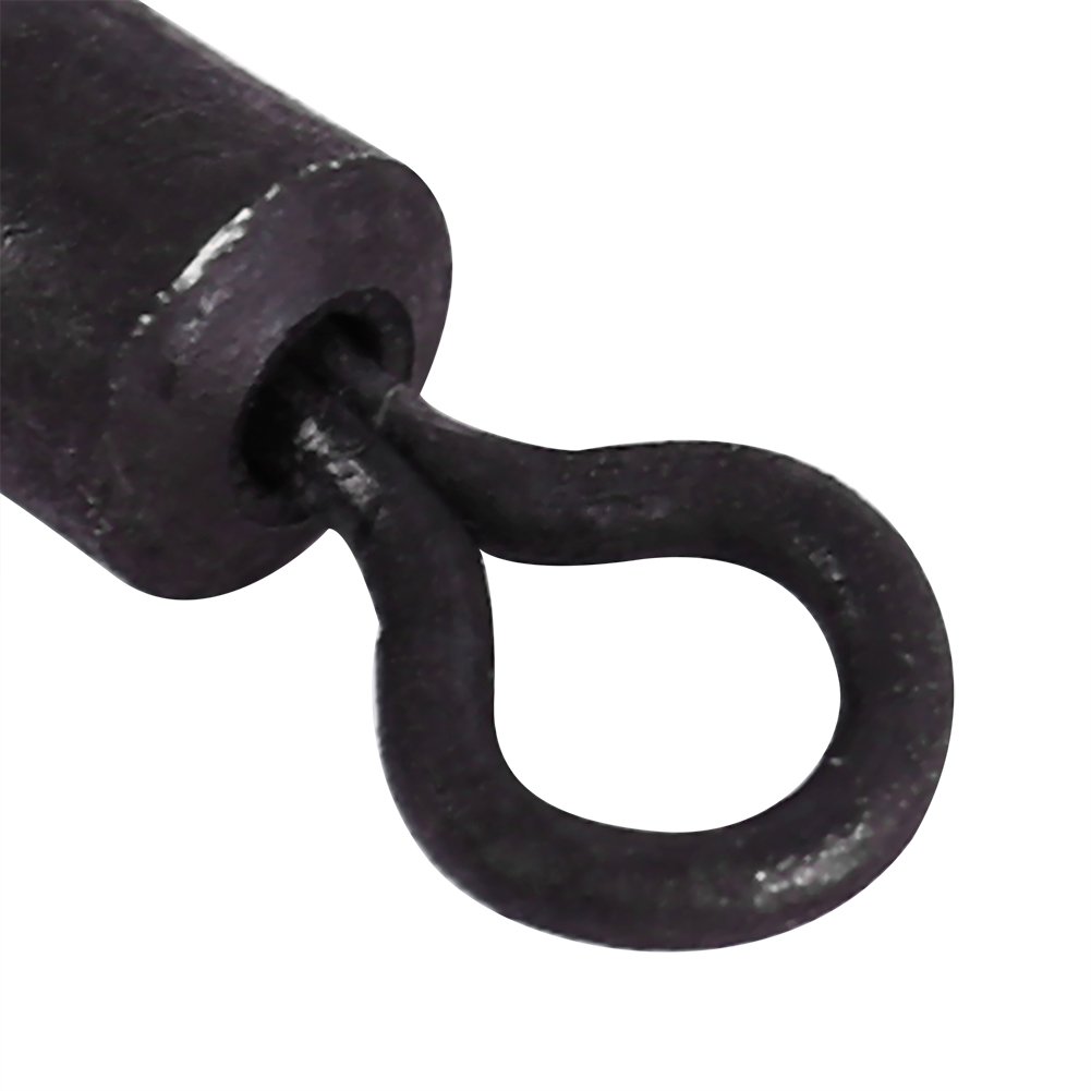 VGEBY 25pcs Barrel Fishing Swivels - Size 3 Rolling Ball Bearing Swivel for Saltwater & Freshwater Fishing - Durable Fishing Tackle for Bass, Trout & Walleye (Great for Boat, Pier & Shore Fishing)