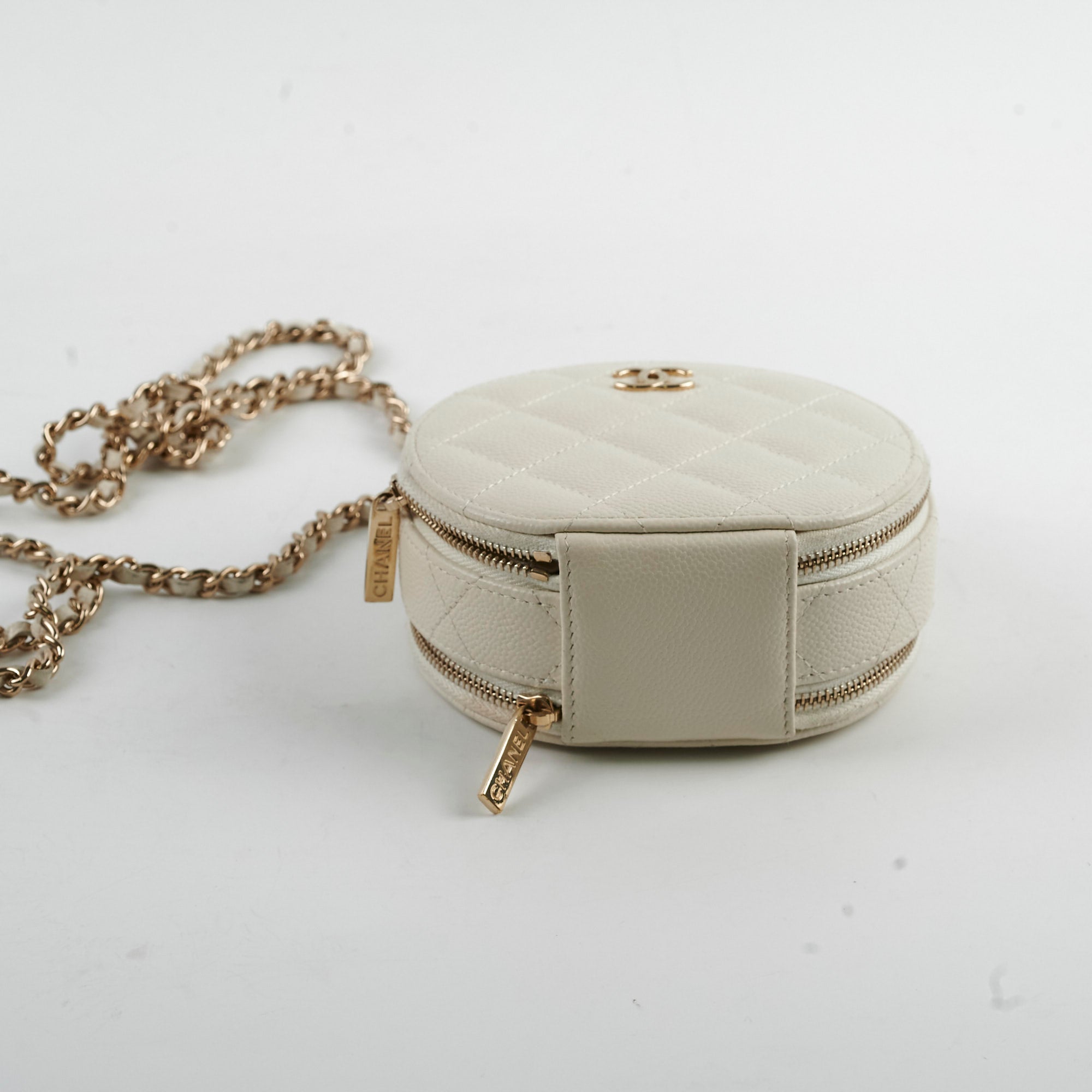 Chanel Small Round White Crossbody Bag Series 31 - Luxury Designer Shoulder Purse for Women | Perfect for Date Night, Parties & Everyday Use