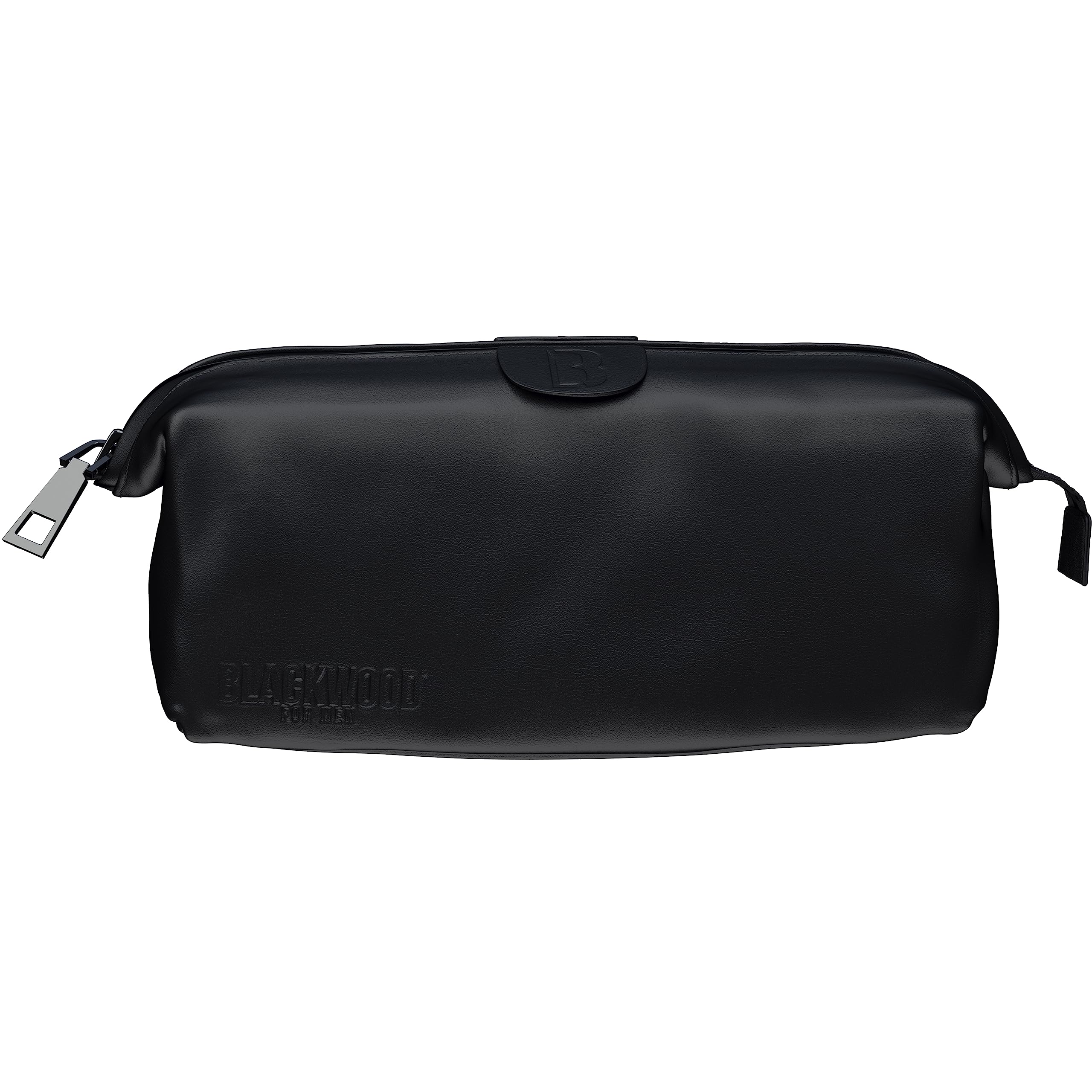 Premium Genuine Leather Dopp Kit for Men - Waterproof & Washable Travel Toiletry Bag with Strap | Durable, Stain-Resistant & Timeless Design | Perfect for Business Trips, Gym, Camping & Weekend Getaways