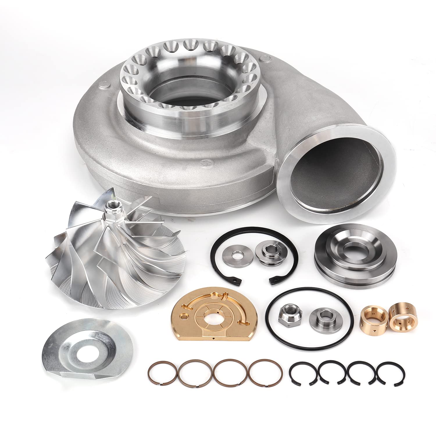 Pulsar Turbo Billet Compressor Wheel 480 - High Performance DIY Upgrade Turbo Rebuild Kit for 400 Series Turbochargers | Perfect for Turbocharged Vehicles, Racing & Engine Performance Enhancement