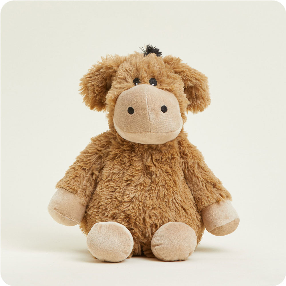 Weighted Heated Donkey Stuffed Animal - Soft Plush Warmies for Kids & Adults, Perfect for Stress Relief, Anxiety Comfort & Cozy Relaxation at Home or Office
