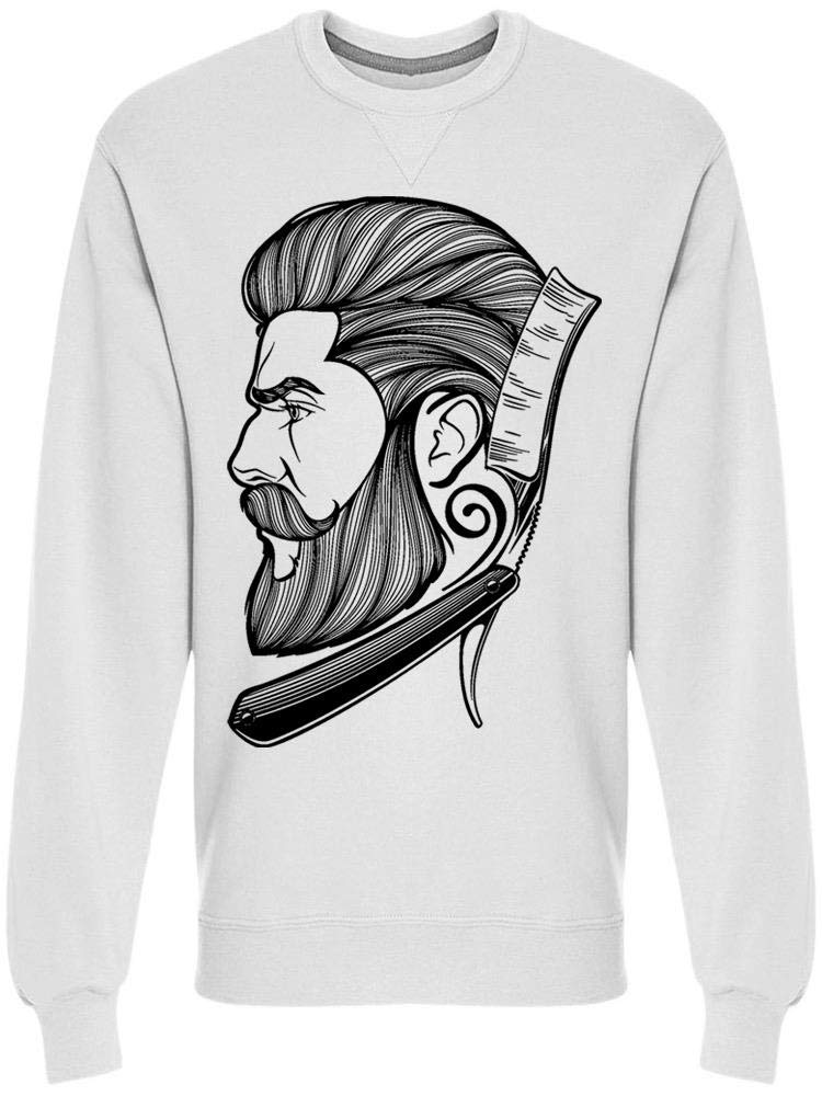 Men's Razor Graphic Sweatshirt - Trendy Streetwear for Casual Outfits & Urban Fashion