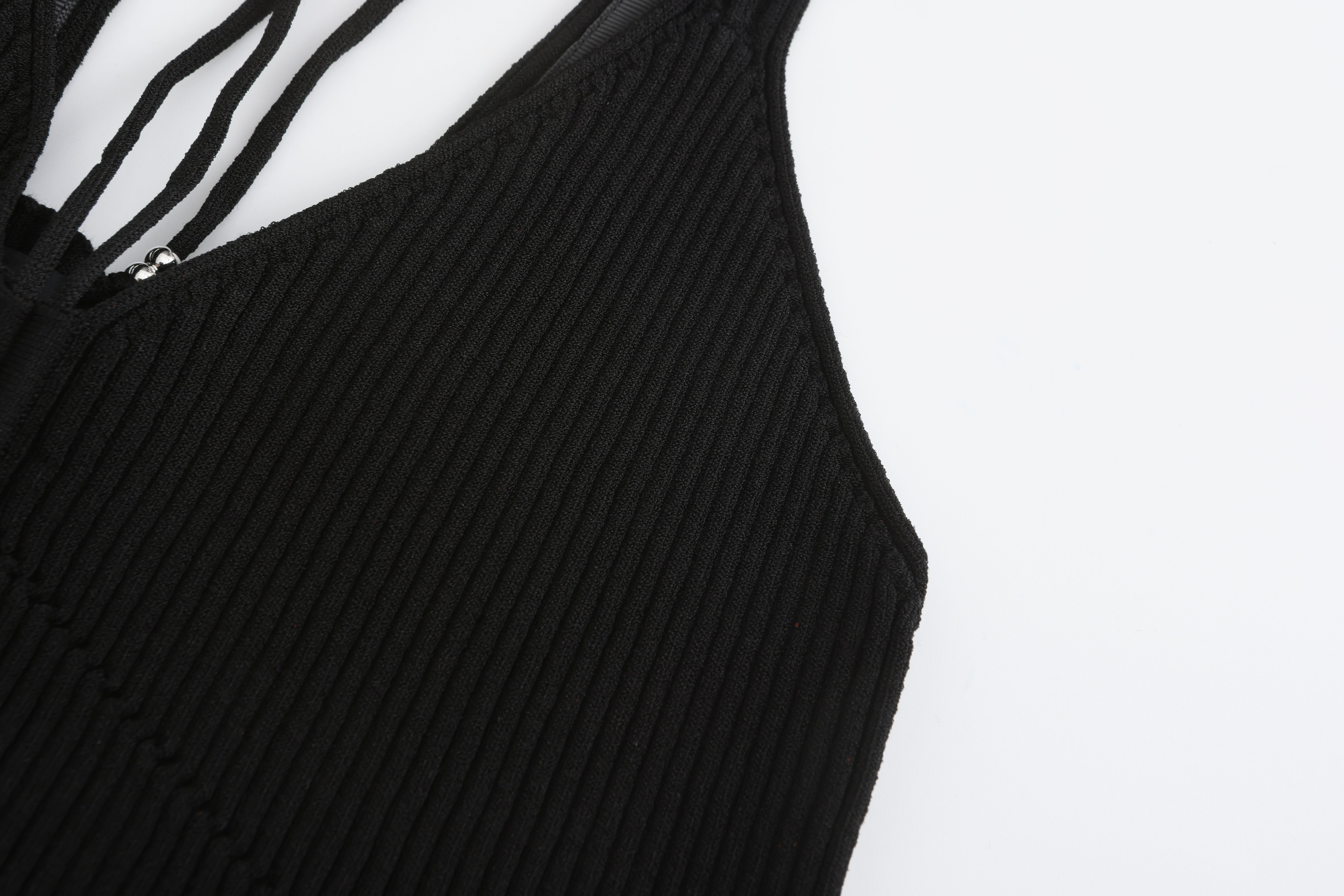 Women's Fashion Lace Up Knit Vest - Stylish Open Front Cardigan for Layering Outfits | Perfect for Office Wear, Date Nights & Casual Chic Looks